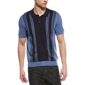 Onia Mens Polo Shirt, Blue